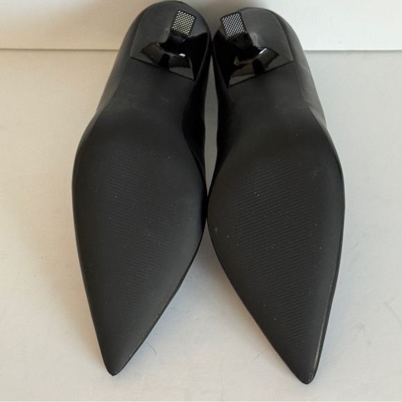 Steve Madden Sedona Stiletto Heel Pump Black Leather Size 8.5M - Picture 11 of 11